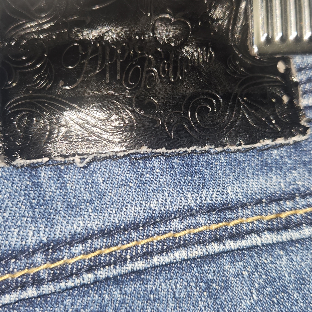 Apple Bottoms Distressed Straight Leg Jeans Size 9/10 - Picture 9 of 11